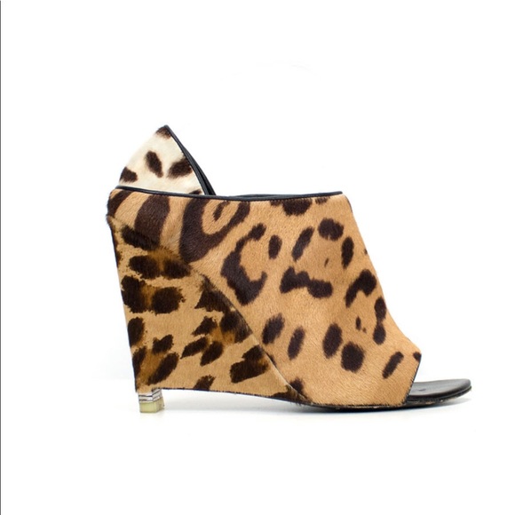 Alexander Wang Shoes - Alexander Wang Alla Animal Print Wedges
